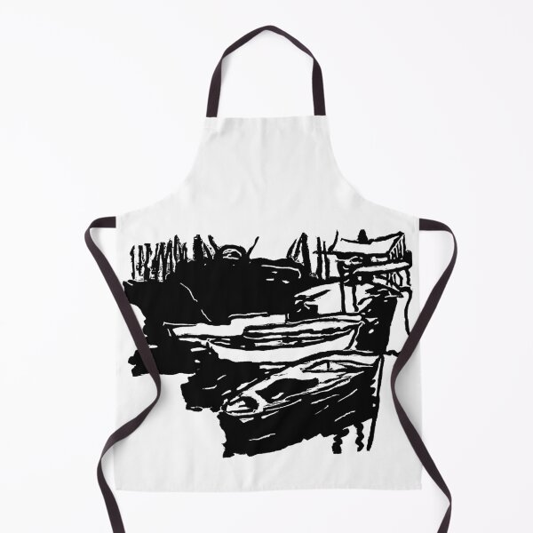Item preview, Fishing Vessels in Harbour 4 designed and sold by nathansonart.