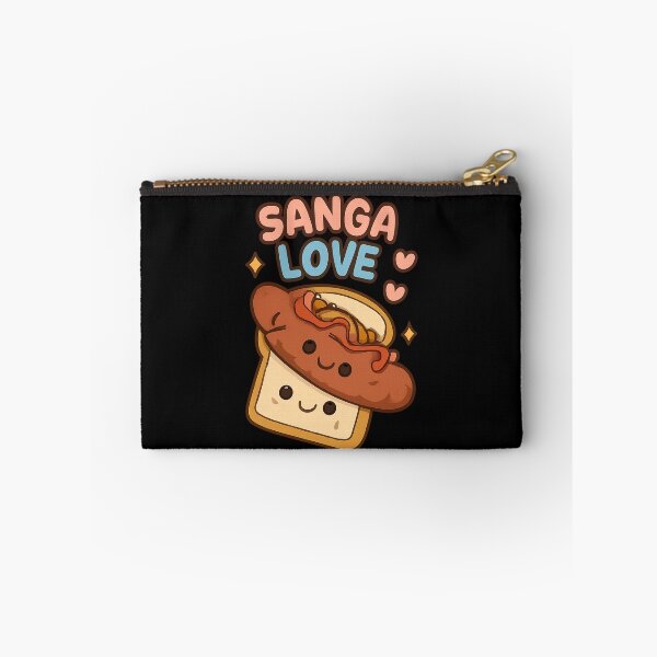 Item preview, Sanga Love - Sausage in Bread Cute Kawaii Aussie Food Design designed and sold by POPDOTSHOP.