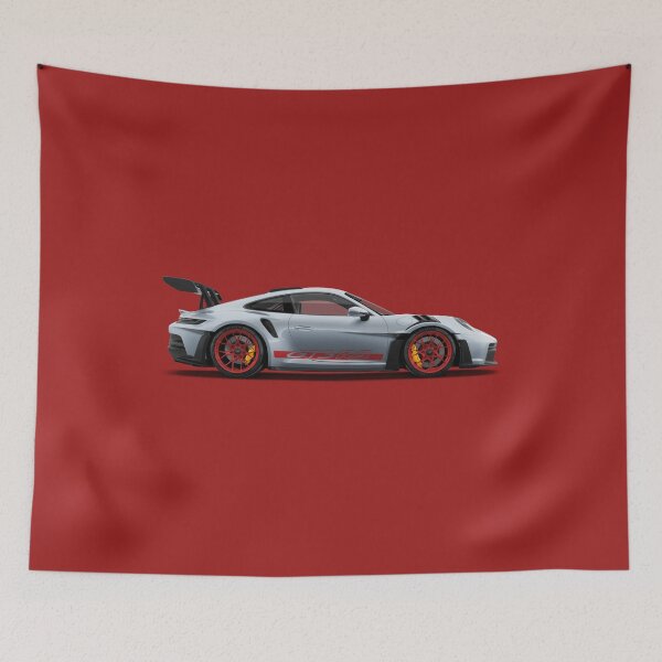 Item preview, Porsche GT3 RS Red Accents | Track Beast Silhouette Design designed and sold by PrimeRacer.