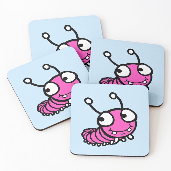 Item preview, Caterpillar Happy Cute Little Hungry Big Eating Cartoon designed and sold by shirt-o-mat.