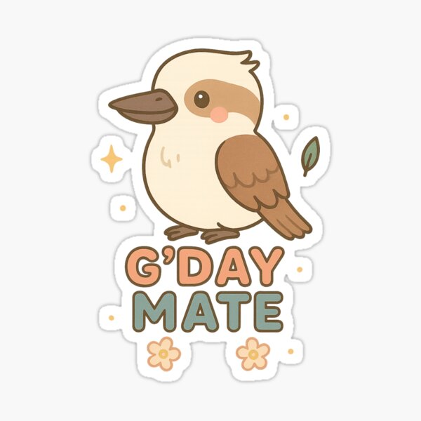 Item preview, Australian Kookaburra  designed and sold by POPDOTSHOP.