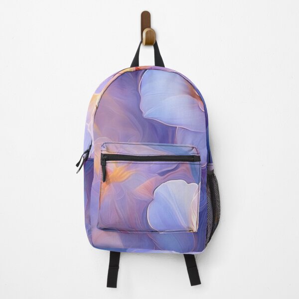 Item preview, Dreamy Pastel Flower – Abstract Floral Art in Violet and Peach designed and sold by StudioDina.