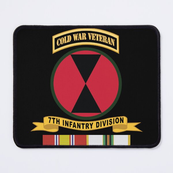 Item preview, Army - 7th Infantry Division w Br - Ribbon COLD WAR Vet Tab X 300 designed and sold by Military Insignia Products.