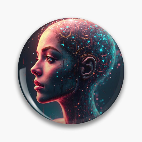 Item preview, Luminous Cybernetic Mind designed and sold by stableImaginarium.