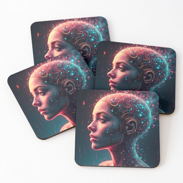 Item preview, Luminous Cybernetic Mind designed and sold by stableImaginarium.