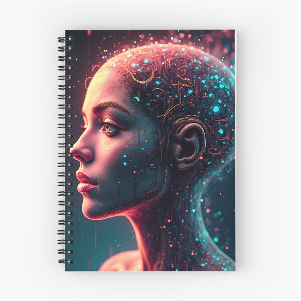 Item preview, Luminous Cybernetic Mind designed and sold by stableImaginarium.