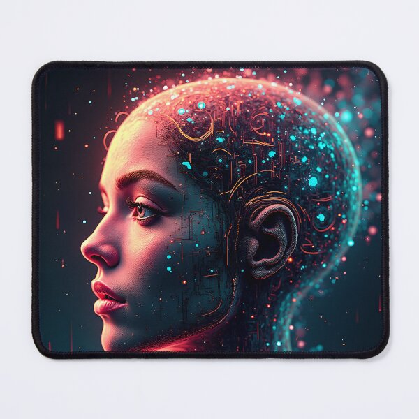 Item preview, Luminous Cybernetic Mind designed and sold by stableImaginarium.