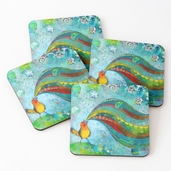 Item preview, Sing a Song Aqua Bird designed and sold by Arli Design.
