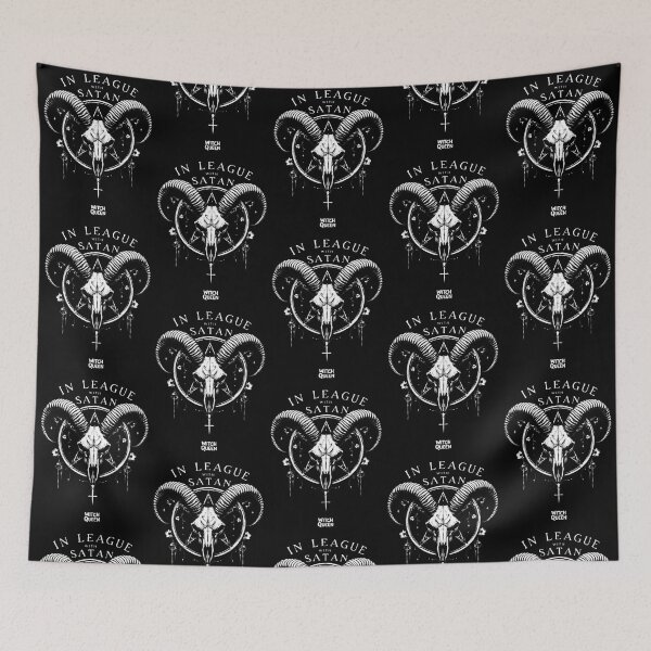 Item preview, Witch Queen Branded. In league with Satan. designed and sold by Witch Queen Clothing.