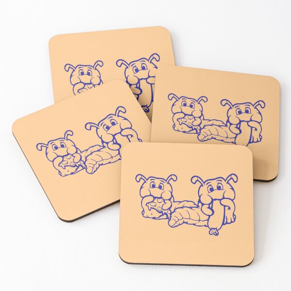 Item preview, 2 Caterpillar Sausage Pizza Eating Fast Food Hungry Salami designed and sold by shirt-o-mat.
