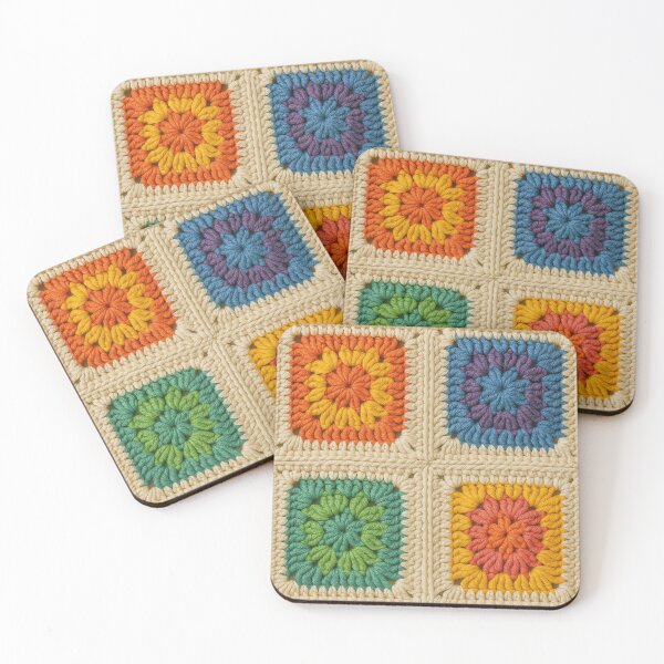 Item preview, Crocheted Granny Squares designed and sold by Morrellshop.