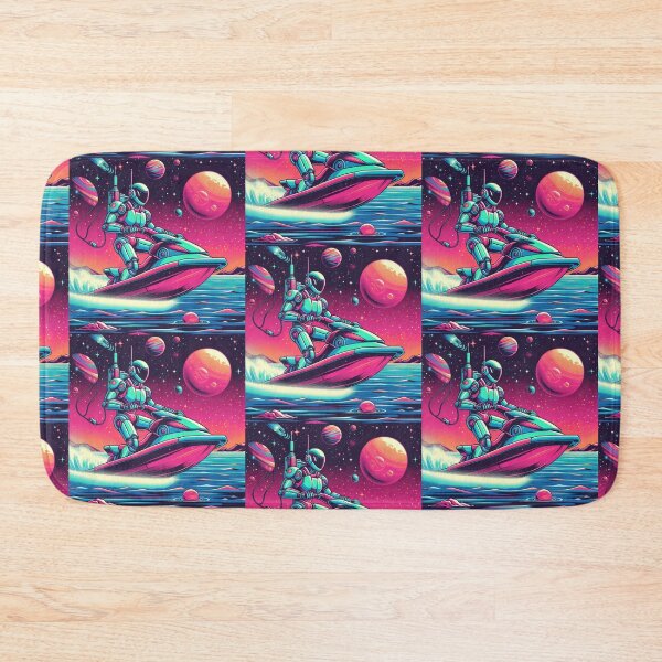 Item preview, a robot jet skiing in space designed and sold by Dogandesighn.