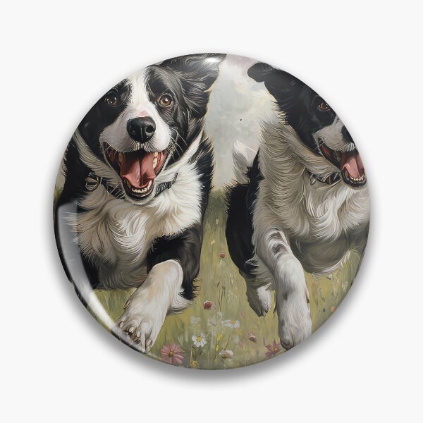 Item preview, Border Collies Playing  designed and sold by thewandswant.