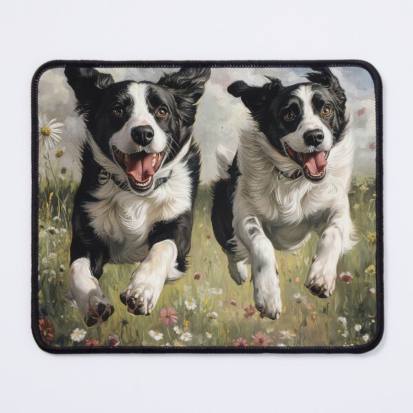 Item preview, Border Collies Playing designed and sold by thewandswant.