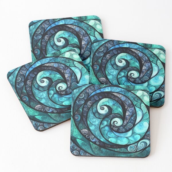 Item preview, New Zealand Māori Paua Koru Nacre Design  designed and sold by GrinGalore.