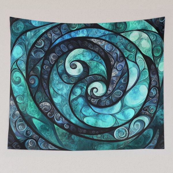Item preview, New Zealand Māori Paua Koru Nacre Design  designed and sold by GrinGalore.