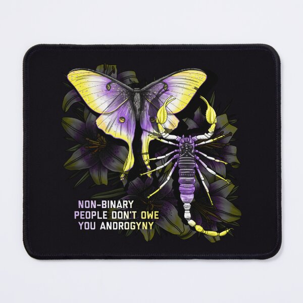 Item preview, No Androgyny Moth and Scorpion designed and sold by Art by Veya.