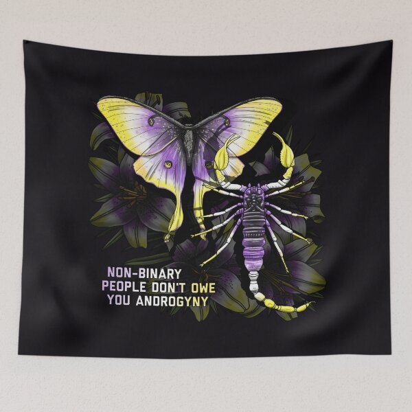 Item preview, No Androgyny Moth and Scorpion designed and sold by Art by Veya.
