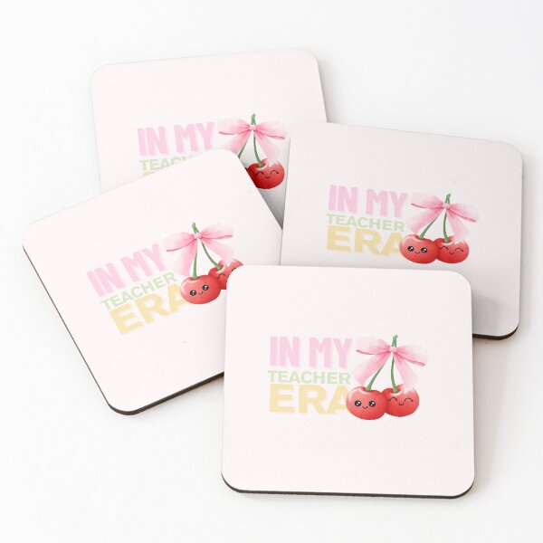 Item preview, Cute Cherry “In My Teacher Era” Aesthetic Design designed and sold by Avaaxa.