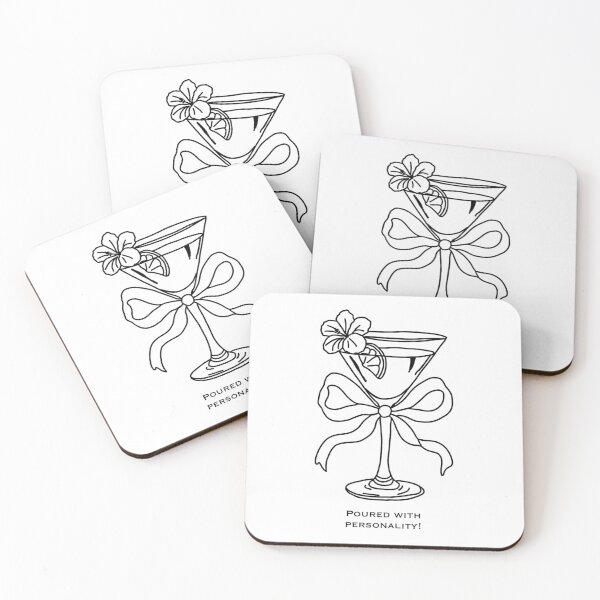 Item preview, Poured with personality designed and sold by Pure Little Glitty.