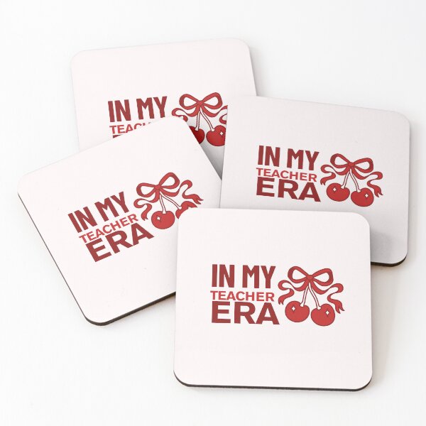 Item preview,  Cute Cherry “In My Teacher Era” Aesthetic Design designed and sold by Avaaxa.