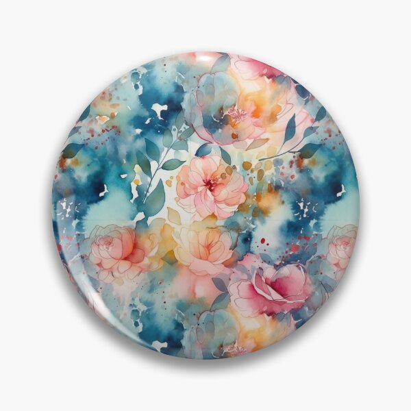 Item preview, Watercolor yellow and pink roses  designed and sold by Baart72.