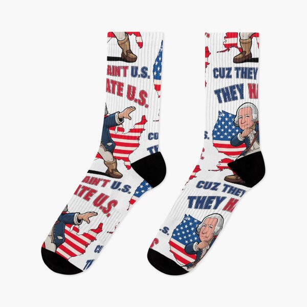 Item preview, They Hate Us Cuz They Ain't Us America USA Flag 4th Of July designed and sold by NUMAcreations.