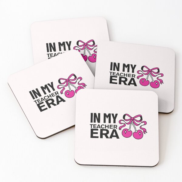 Item preview,   Cute Cherry “In My Teacher Era” Aesthetic Design designed and sold by Avaaxa.