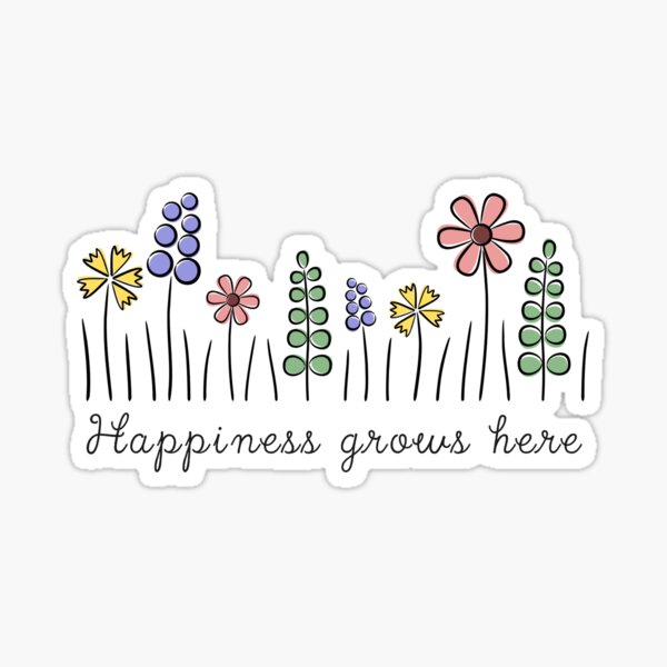 Item preview, Le bonheur grandit ici designed and sold by Sholitta.