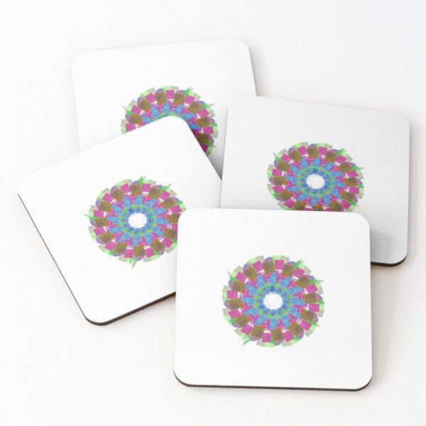 Item preview, Mandala geométrico vibrante designed and sold by colornatics.
