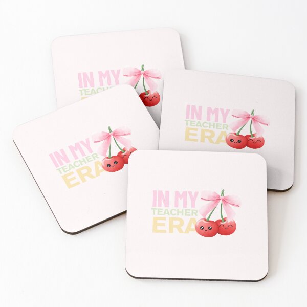Item preview,  Cute Cherry “In My Teacher Era” Aesthetic Design designed and sold by Avaaxa.