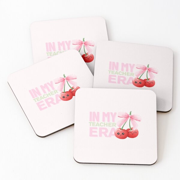 Item preview, Cute Cherry “In My Teacher Era” Aesthetic Design designed and sold by Avaaxa.