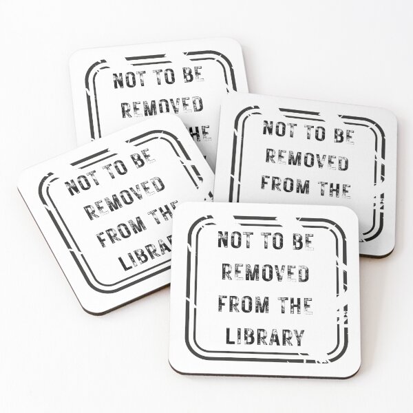 Item preview, Not to Be Removed from the Library designed and sold by Kindred & Thistle.