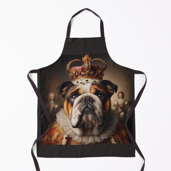 Item preview, English Bulldog in Baroque Renaissance Royal Costume – Majestic Bulldog Pet Portrait designed and sold by Deliberate Creations.