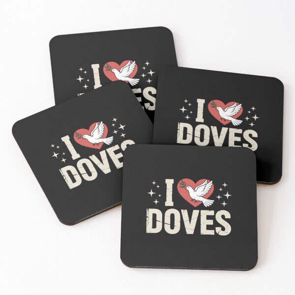 Item preview, I Love Doves Birdwatching Birdwatcher Dove Hunting Birder designed and sold by aidenpier.