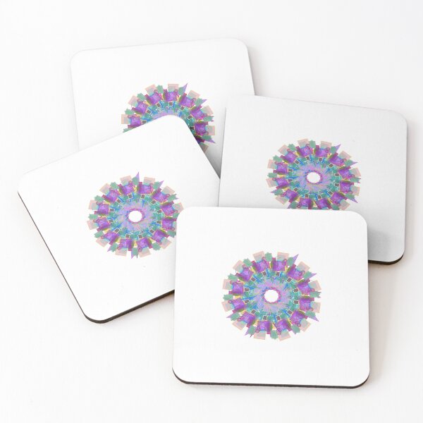 Item preview, Mandala geométrico vibrante designed and sold by colornatics.