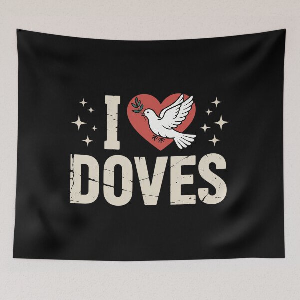 Item preview, I Love Doves Birdwatching Birdwatcher Dove Hunting Birder designed and sold by aidenpier.