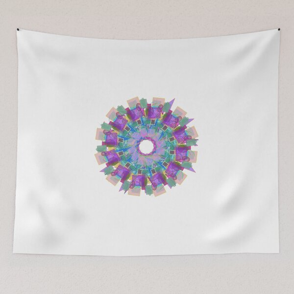 Item preview, Vibrant Geometric Mandala designed and sold by colornatics.