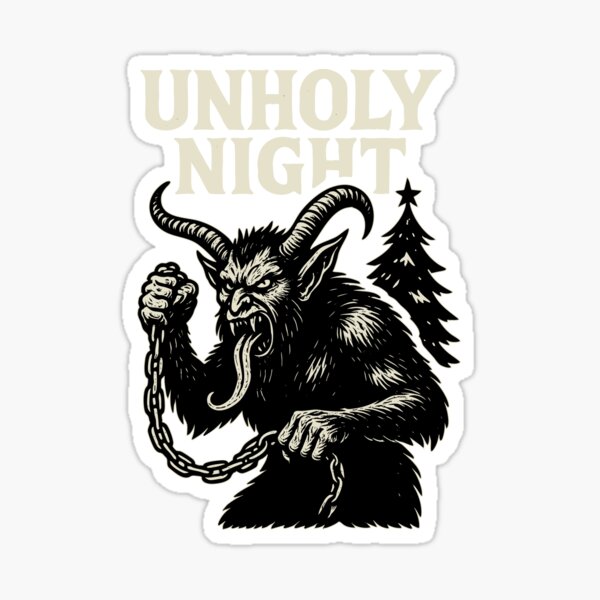 Item preview, Unholy Night | Krampus Christmas (for DARK) designed and sold by Oh, the HORROR!.