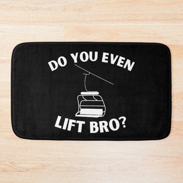 Item preview, Do You Even Lift Bro Sarcastic Gym Skiing designed and sold by StrideSuccess.