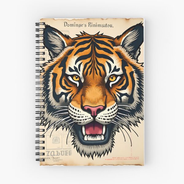 Item preview, Roaring Vintage Tiger designed and sold by stableImaginarium.