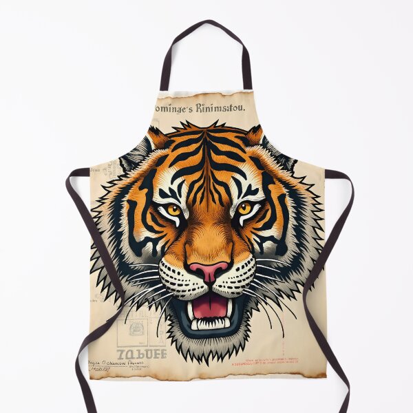 Item preview, Roaring Vintage Tiger designed and sold by stableImaginarium.