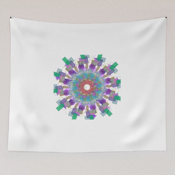 Item preview, Vibrant Geometric Mandala designed and sold by colornatics.