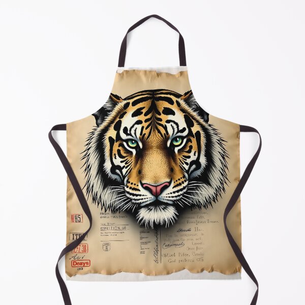 Item preview, Roaring Vintage Tiger designed and sold by stableImaginarium.