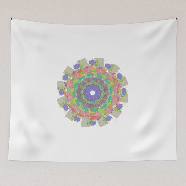 Item preview, Vibrant Geometric Mandala designed and sold by colornatics.