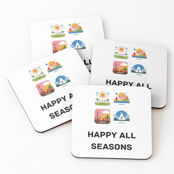 Item preview, Happy All Seasons designed and sold by HELLO TIGER.