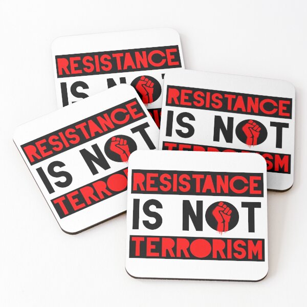 Item preview, RESISTANCE: RESISTANCE IS NOT TERRORISM designed and sold by claudiatoman.