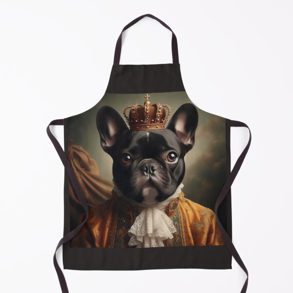Item preview, Black French Bulldog in Baroque Renaissance Royal Attire – Dashing Noble Pup Pet Portrait designed and sold by Deliberate Creations.
