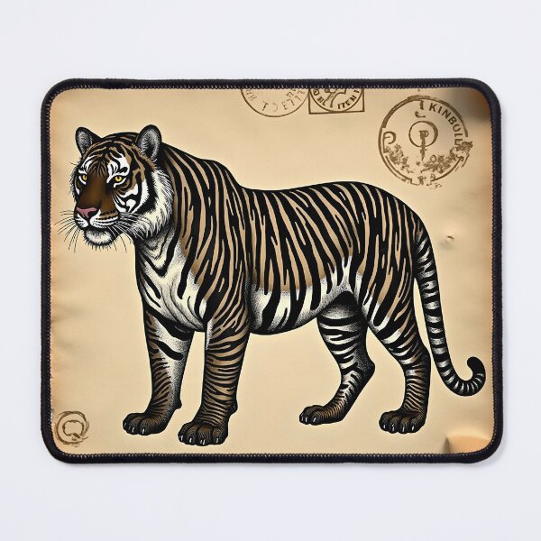 Item preview, Roaring Vintage Tiger designed and sold by stableImaginarium.