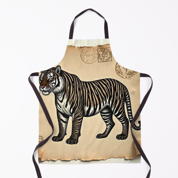 Item preview, Roaring Vintage Tiger designed and sold by stableImaginarium.